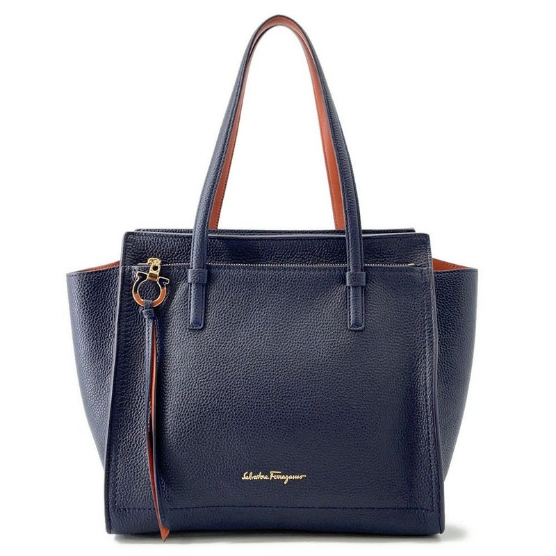 サルバトーレ・フェラガモ トートバッグ エイミー ガンチーニ  レザー Ferragamo バッグ