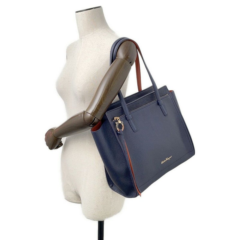 サルバトーレ・フェラガモ トートバッグ エイミー ガンチーニ  レザー Ferragamo バッグ