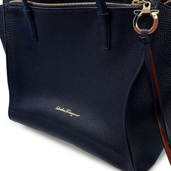 サルバトーレ・フェラガモ トートバッグ エイミー ガンチーニ  レザー Ferragamo バッグ