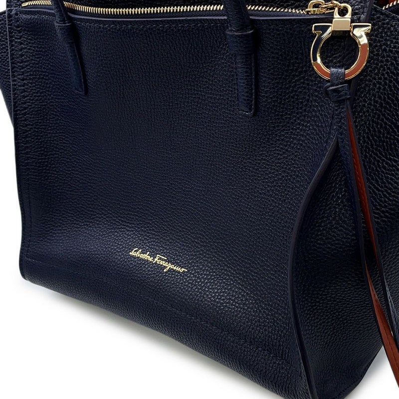 サルバトーレ・フェラガモ トートバッグ エイミー ガンチーニ  レザー Ferragamo バッグ