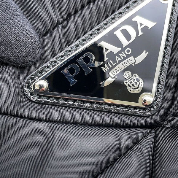 プラダ トートバッグ パデッド ナイロン スモール 1BG436 PRADA バッグ 2wayショルダーバッグ ブラック 黒