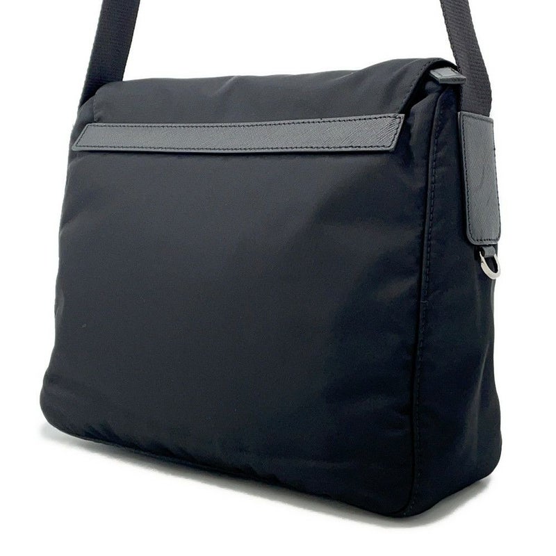 プラダ ショルダーバッグ ロゴ ナイロン 1BD994 PRADA 斜めがけ クロスボディ 黒