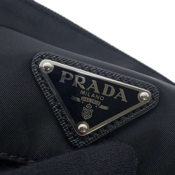プラダ ショルダーバッグ ロゴ ナイロン 1BD994 PRADA 斜めがけ クロスボディ 黒
