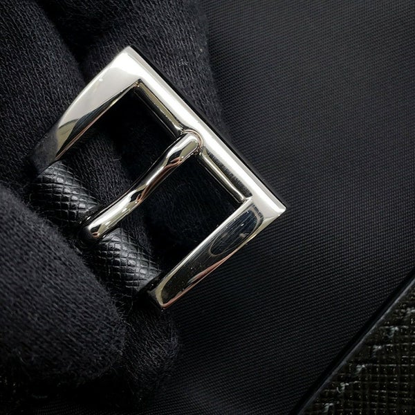 プラダ ショルダーバッグ ロゴ ナイロン 1BD994 PRADA 斜めがけ クロスボディ 黒