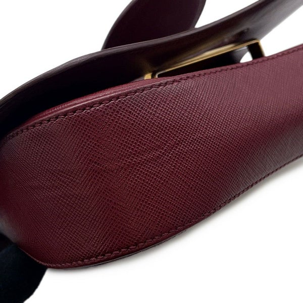 プラダ シドニー チェーンショルダーバッグ ロゴ レザー 1BD219 PRADA バッグ