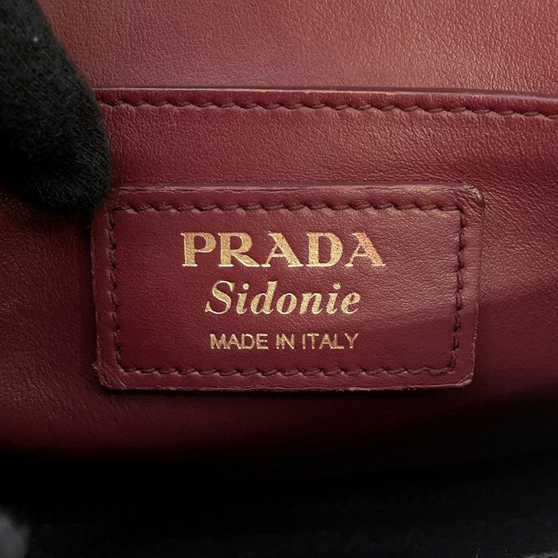 プラダ シドニー チェーンショルダーバッグ ロゴ レザー 1BD219 PRADA バッグ