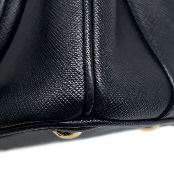 プラダ ハンドバッグ ガレリア ミニ サフィアーノ レザー 1BA906 PRADA 2wayショルダー 黒