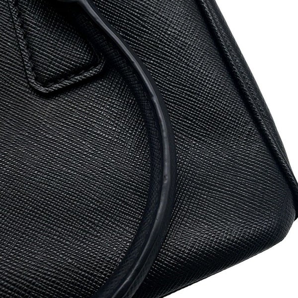 プラダ ハンドバッグ ガレリア ミニ サフィアーノ レザー 1BA906 PRADA 2wayショルダー 黒