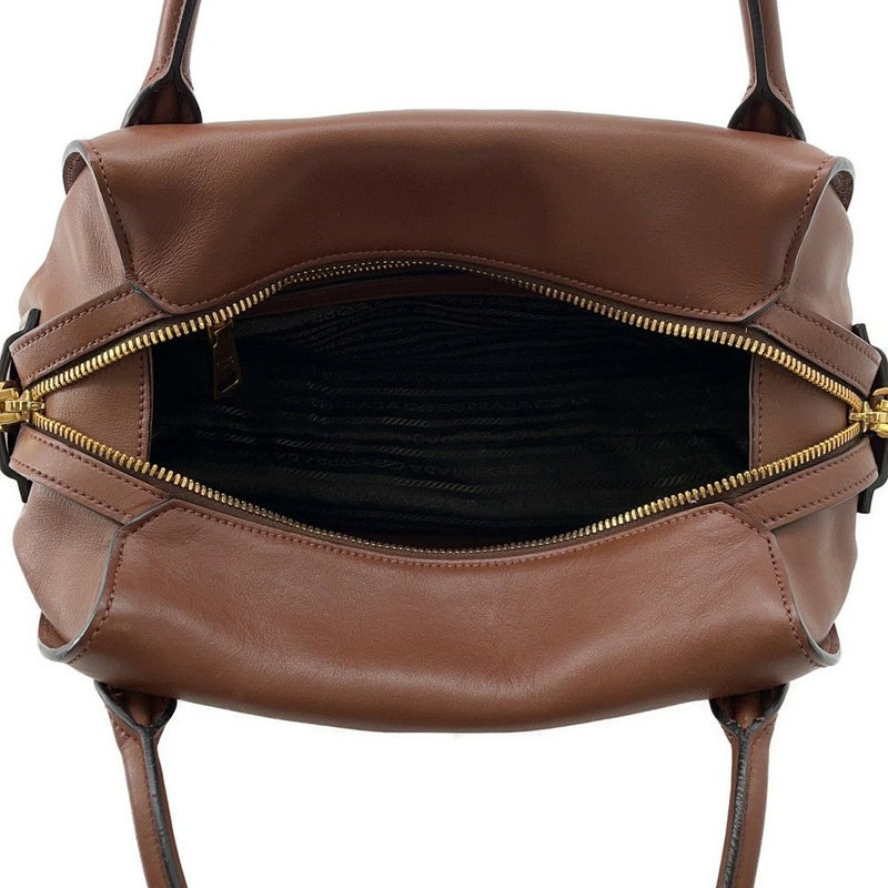 プラダ ハンドバッグ ボーリング レザー PVC 1BB030 PRADA 2wayショルダー