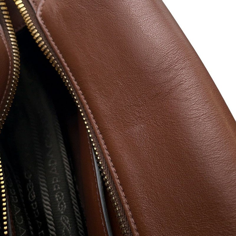 プラダ ハンドバッグ ボーリング レザー PVC 1BB030 PRADA 2wayショルダー