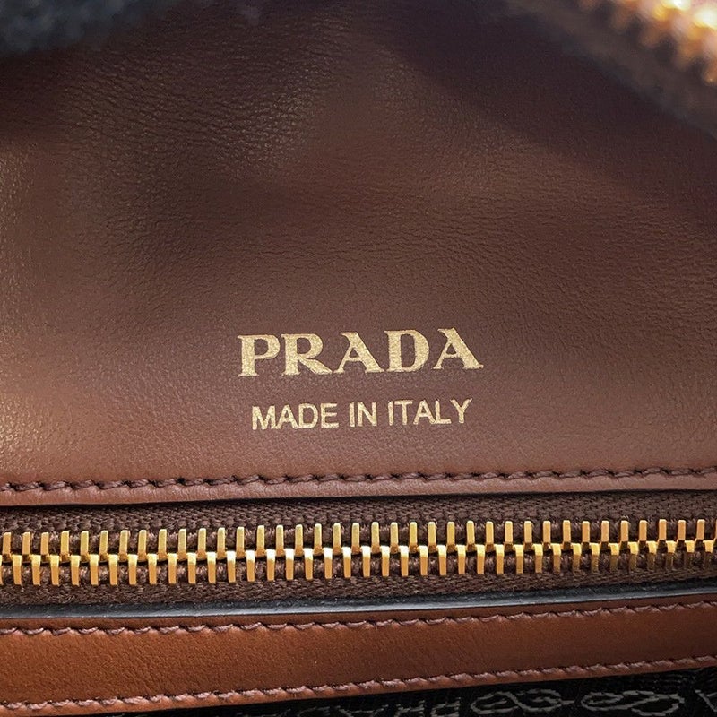 プラダ ハンドバッグ ボーリング レザー PVC 1BB030 PRADA 2wayショルダー