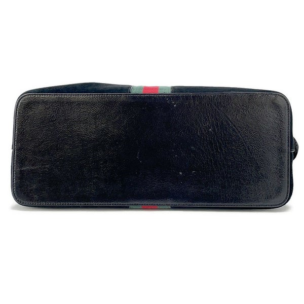 グッチ ハンドバッグ オフディア GG スエード/レザー 524533 GUCCI バッグ  黒