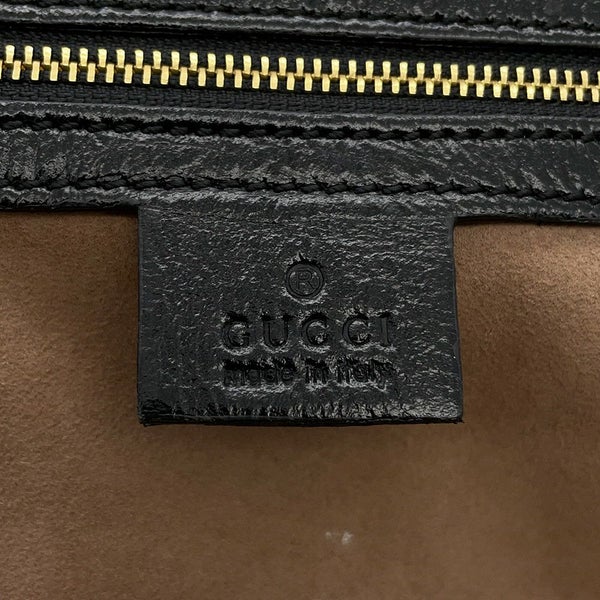 グッチ ハンドバッグ オフディア GG スエード/レザー 524533 GUCCI バッグ  黒