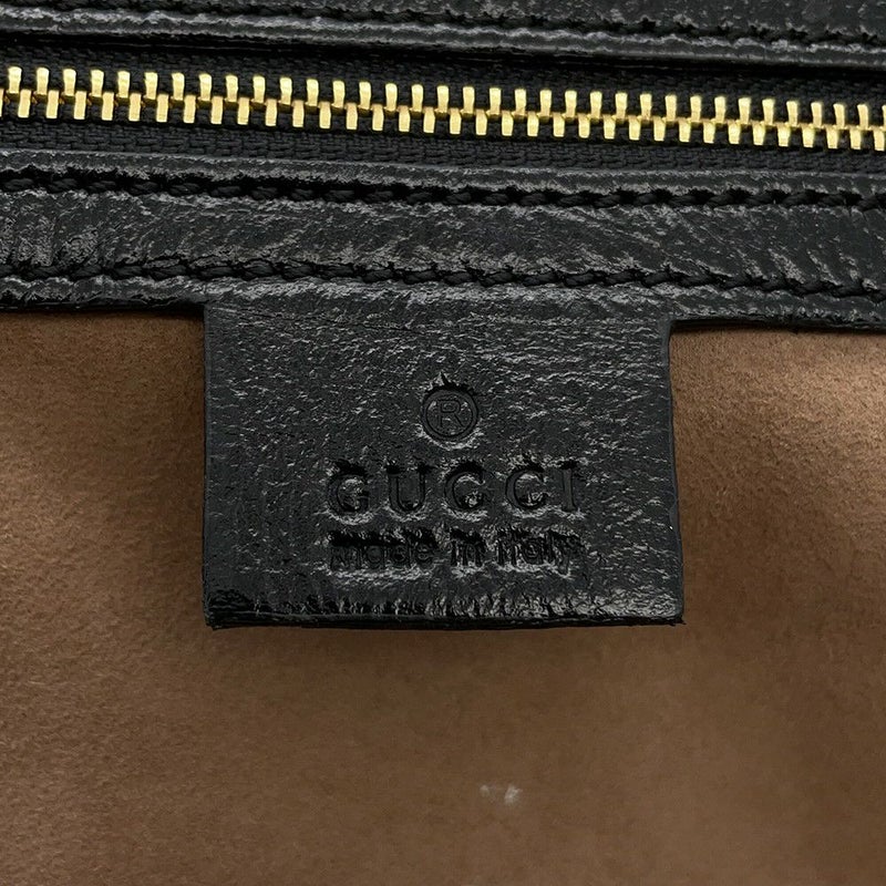 グッチ ハンドバッグ オフディア GG スエード/レザー 524533 GUCCI バッグ  黒