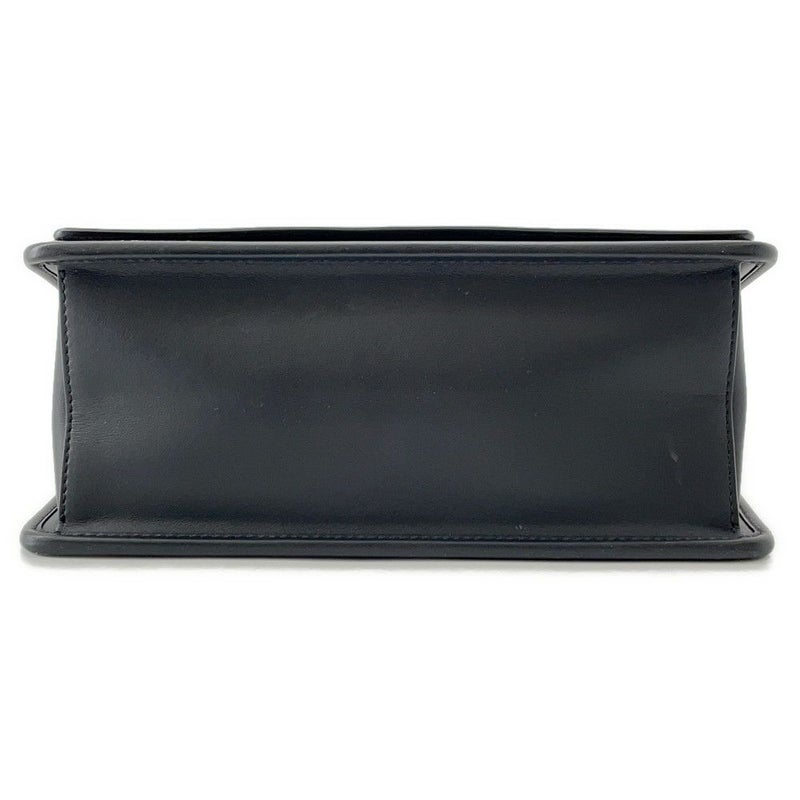 フェンディ ショルダーバッグ キャナイエフ レザー/ベルベット ズッカ柄 8BT284 FENDI ２Way ハンドバッグ 黒