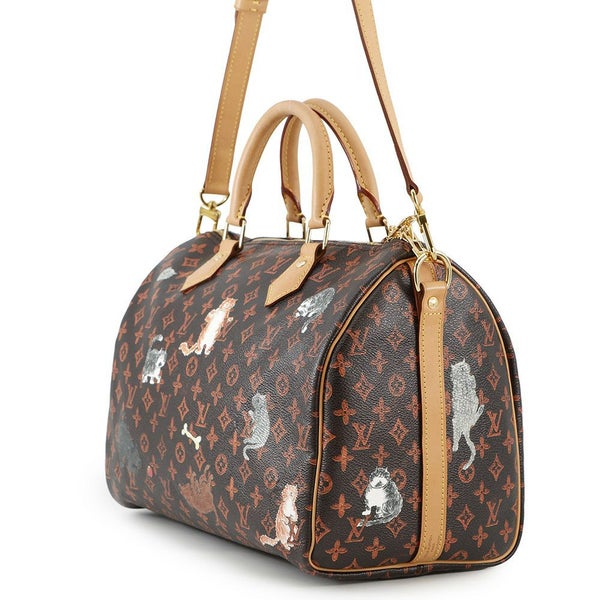 ルイヴィトン ハンドバッグ モノグラム/キャットグラム スピーディ・バンドリエール 30 M44401 ヴィトン 2way