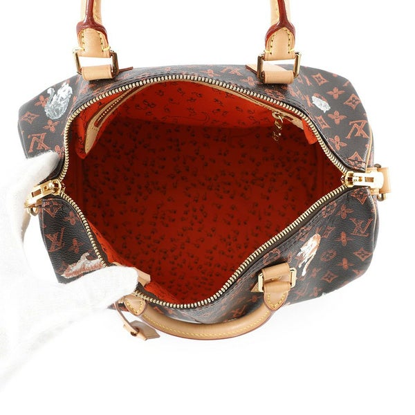 ルイヴィトン ハンドバッグ モノグラム/キャットグラム スピーディ・バンドリエール 30 M44401 ヴィトン 2way