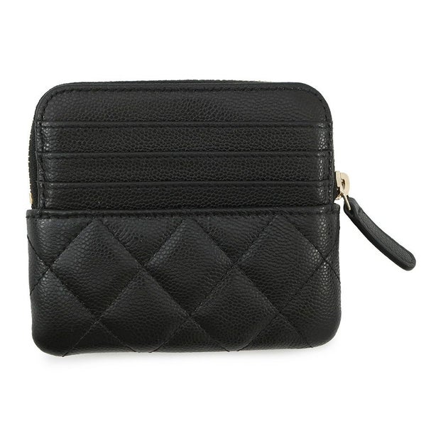 シャネル コインケース マトラッセ ココマーク キャビアスキン AP2061 CHANEL 財布 小銭入れ 黒