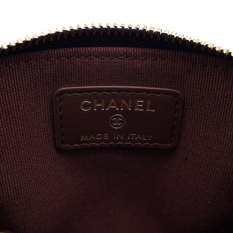 シャネル コインケース マトラッセ ココマーク キャビアスキン AP2061 CHANEL 財布 小銭入れ 黒