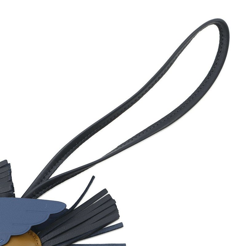 エルメス バッグチャーム ロデオPM ペガサス クラフト/ブルータイ/ブルーニュイ ラムスキン W刻印