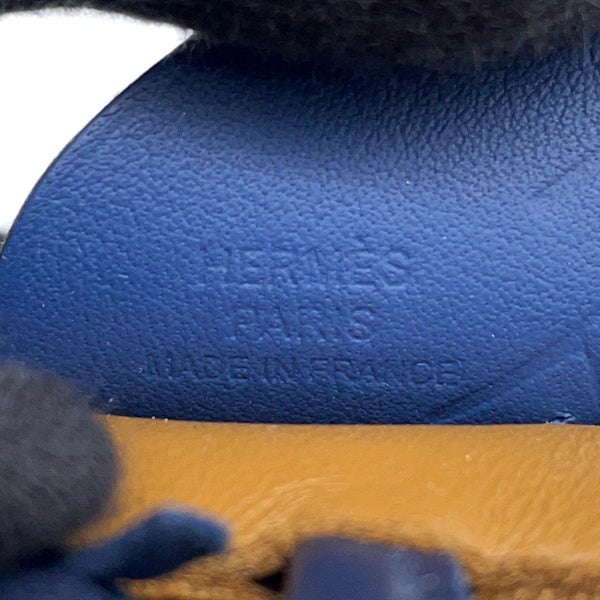 エルメス バッグチャーム ロデオPM ペガサス クラフト/ブルータイ/ブルーニュイ ラムスキン W刻印