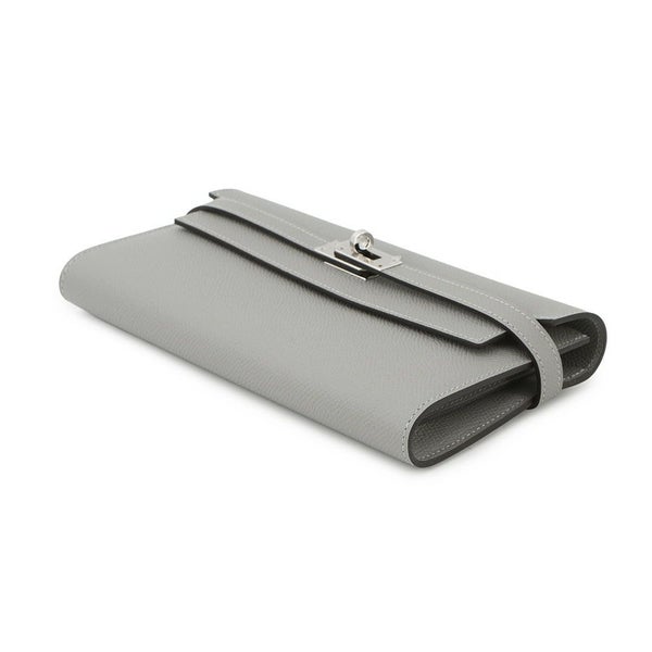 エルメス 長財布 ケリーウォレット ロング グリムエット/シルバー金具 エプソン X刻印 HERMES 財布