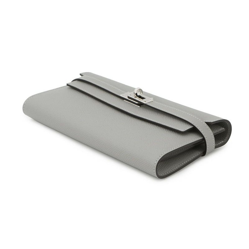 エルメス 長財布 ケリーウォレット ロング グリムエット/シルバー金具 エプソン X刻印 HERMES 財布