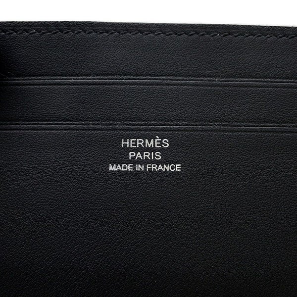 エルメス カードケース シチズン ツイル ブラック スイフト HERMES 黒