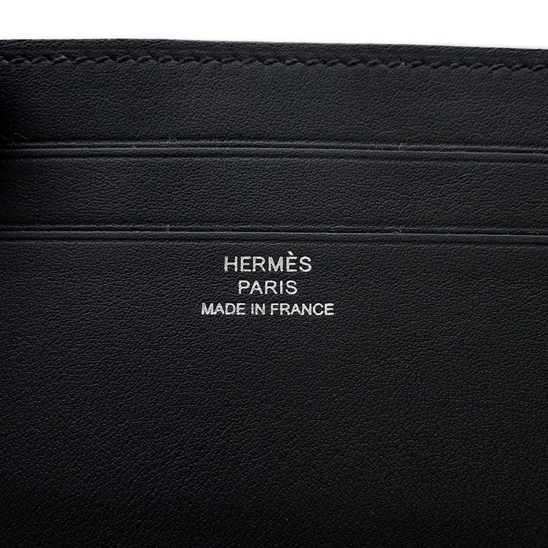 エルメス カードケース シチズン ツイル ブラック スイフト HERMES 黒