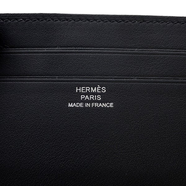 エルメス カードケース シチズン ツイル ブラック スイフト HERMES 黒