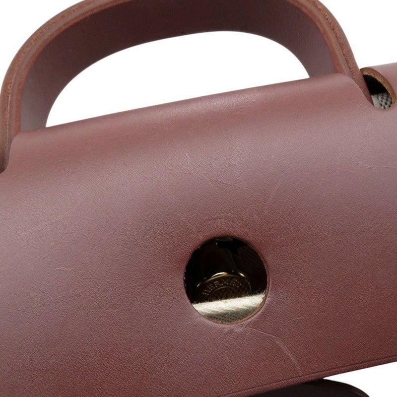 エルメス リュックサック エールバッグ アドPM エクリュ/ブラウン/ゴールド金具 トワルアッシュ/バッシュハンター □F刻印