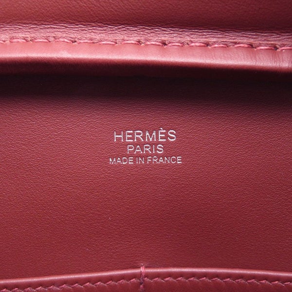 エルメス ハンドバッグ プリュム32 ルージュアッシュ/シルバー金具 スイフト W刻印 HERMES バッグ