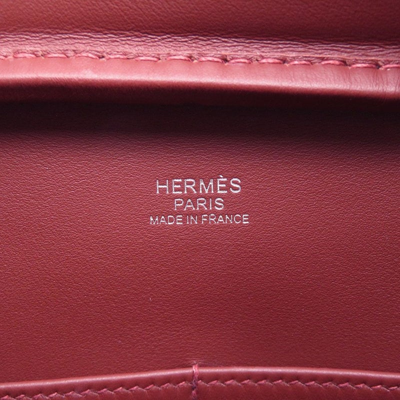 エルメス ハンドバッグ プリュム32 ルージュアッシュ/シルバー金具 スイフト W刻印 HERMES バッグ