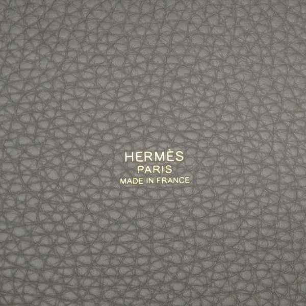 エルメス ハンドバッグ ピコタンロックPM グリメイヤー/ゴールド金具 トリヨンクレマンス K刻印 HERMES トートバッグ