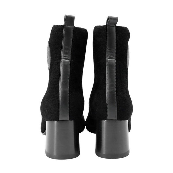 エルメス アンクルブーツ ヴォルヴェール60 レディースサイズ36 HERMES 靴 ブーツ 黒