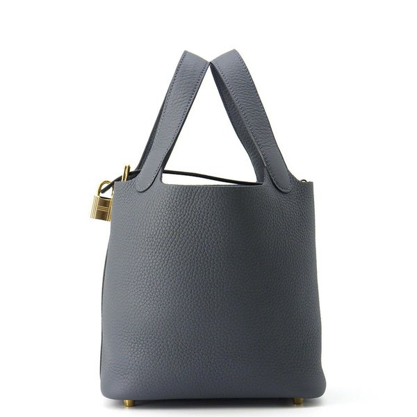 エルメス ハンドバッグ ピコタンロックPM グリミスティ/ゴールド金具 トリヨンクレマンス K刻印 HERMES トートバッグ