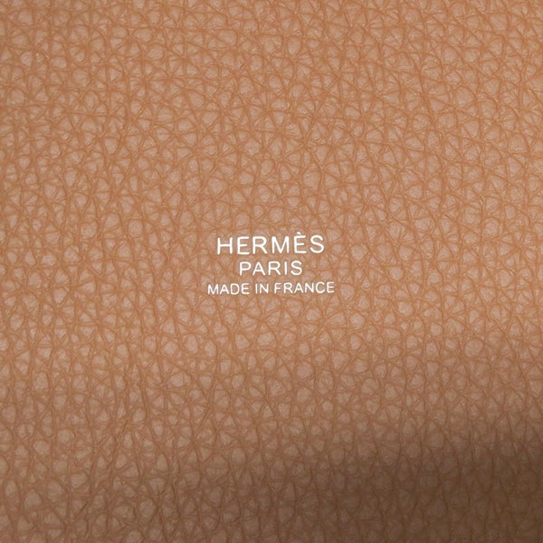 エルメス ハンドバッグ ピコタンロックMM ゴールド/シルバー金具 トリヨンクレマンス K刻印 HERMES トートバッグ