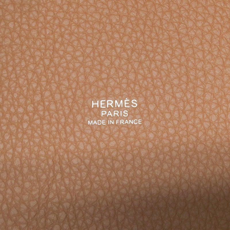 エルメス ハンドバッグ ピコタンロックMM ゴールド/シルバー金具 トリヨンクレマンス K刻印 HERMES トートバッグ