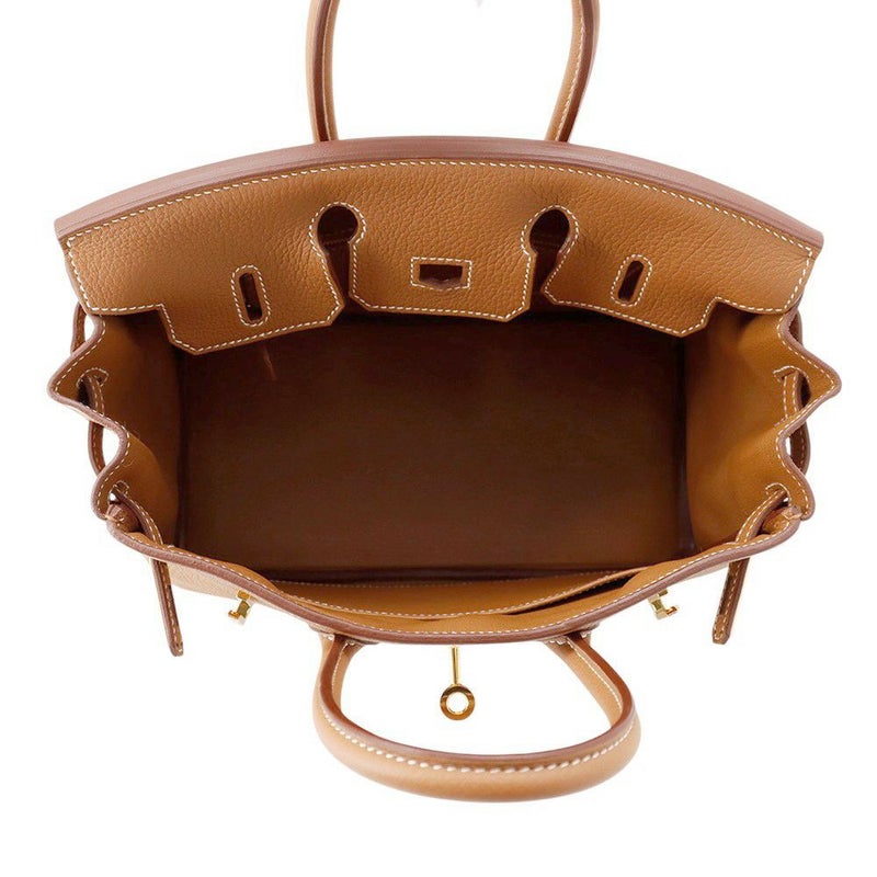 エルメス バーキン25 ゴールド/ゴールド金具 トゴ K刻印 HERMES Birkin ハンドバッグ