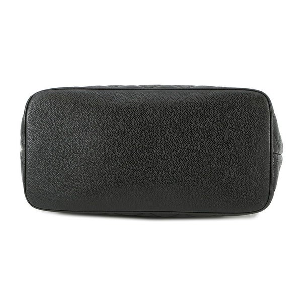 シャネル トートバッグ 復刻トート マトラッセ ココマーク キャビアスキン A01804 CHANEL 黒