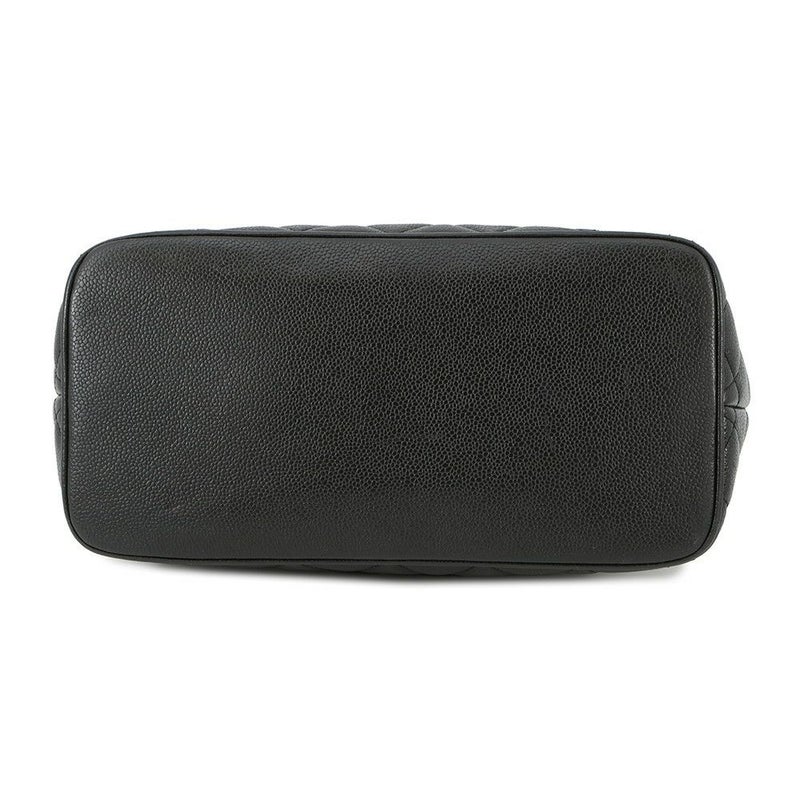 シャネル トートバッグ 復刻トート マトラッセ ココマーク キャビアスキン A01804 CHANEL 黒