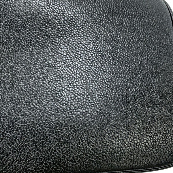 シャネル トートバッグ 復刻トート マトラッセ ココマーク キャビアスキン A01804 CHANEL 黒