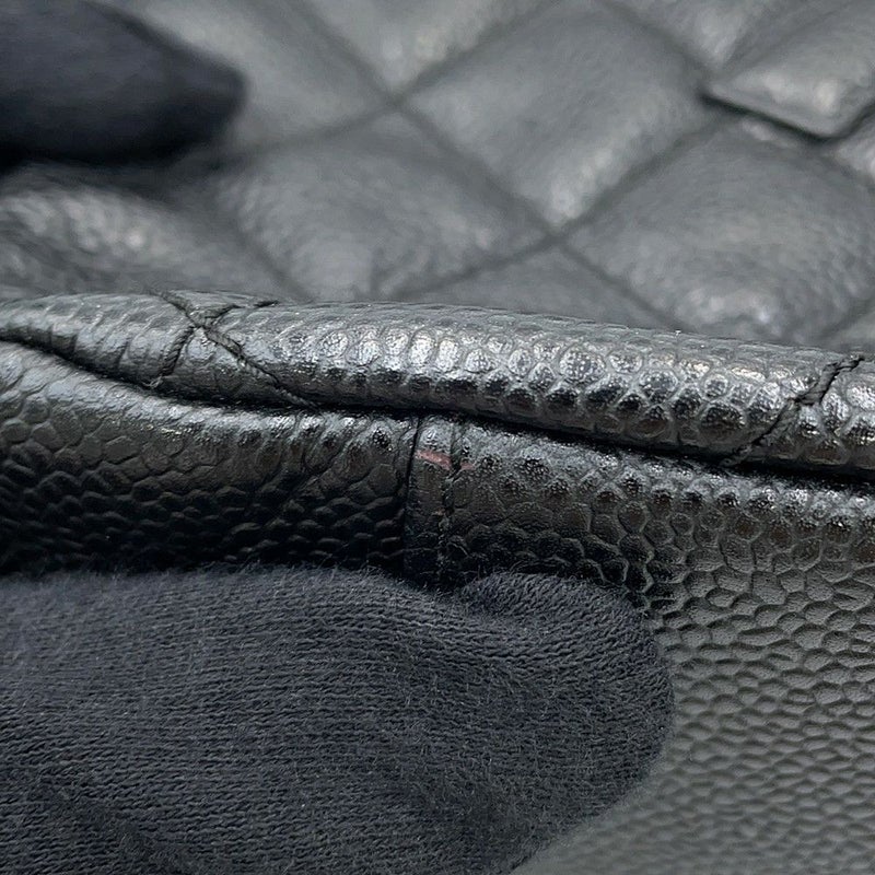 シャネル チェーンショルダーバッグ マトラッセ ココマーク キャビアスキン A20993 CHANEL ワンショルダー 黒