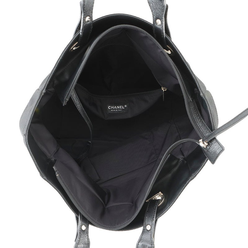 シャネル トートバッグ パリビアリッツ トートMM ミディアム マトラッセ ココチャーム A34209 CHANEL 黒