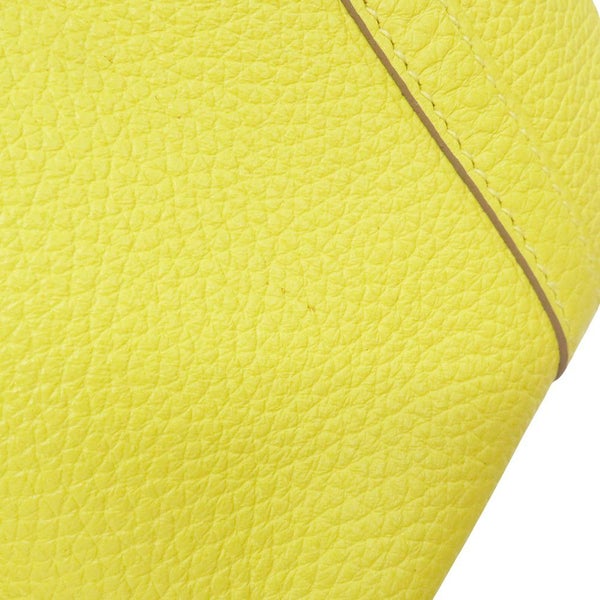 エルメス ハンドバッグ ピコタンロックMM ライム/シルバー金具 トリヨンクレマンス Y刻印 HERMES トートバッグ