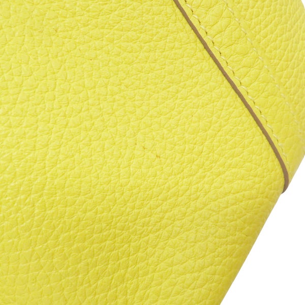 エルメス ハンドバッグ ピコタンロックMM ライム/シルバー金具 トリヨンクレマンス Y刻印 HERMES トートバッグ