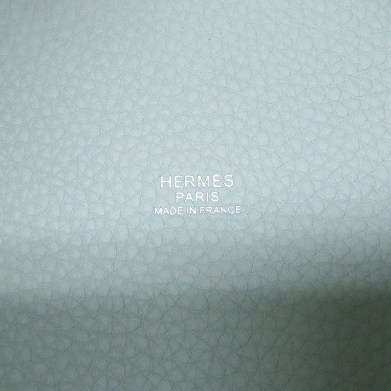 エルメス ハンドバッグ ピコタンロックPM ブルーペール/シルバー金具 トリヨンクレマンス K刻印 HERMES トートバッグ