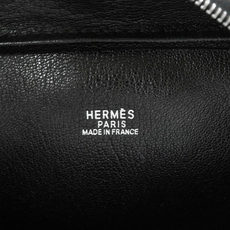 エルメス ハンドバッグ プリュム ミニ シルバー/シルバー金具 シェブルミゾル □H刻印 HERMES オリンピック限定