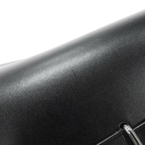 エルメス ショルダーバッグ エールバッグジップ ミニ ブラック/エクリュ/シルバー金具 トワルミリタリー/ヴァッシュハンター K刻印 黒