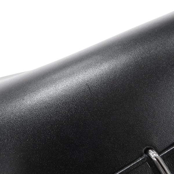 エルメス ショルダーバッグ エールバッグジップ ミニ ブラック/エクリュ/シルバー金具 トワルミリタリー/ヴァッシュハンター K刻印 黒